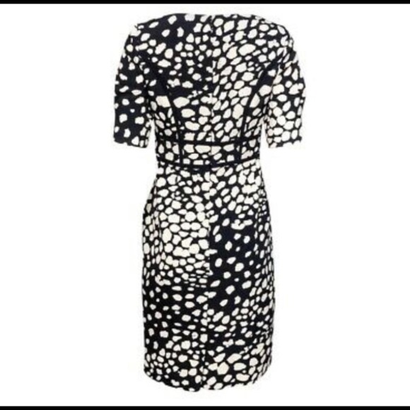 Adrianna Papell black and cream sheath dress. - Picture 3 of 3